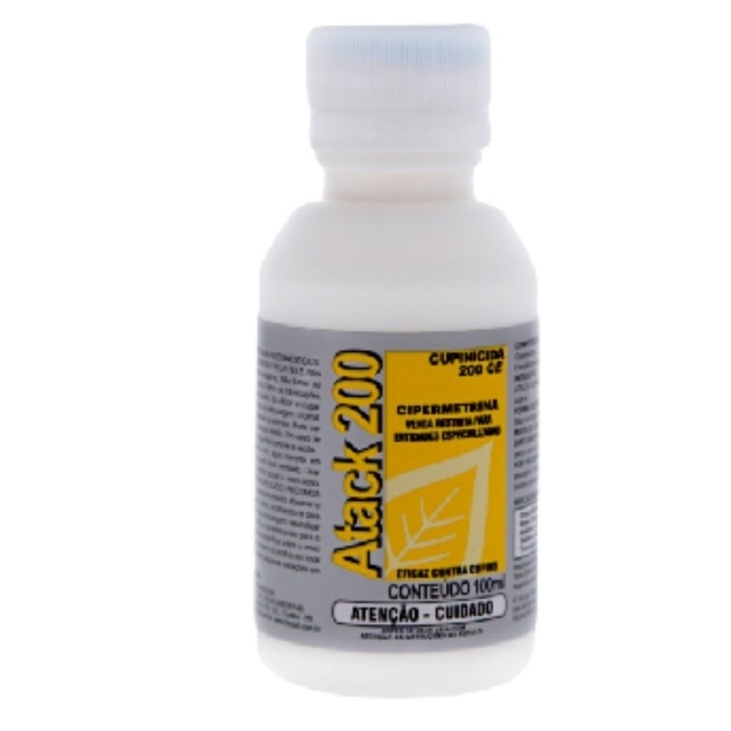 Cupinicida Atack 200 100 ML - combate aos cupins, carunchos e brocas de madeira
