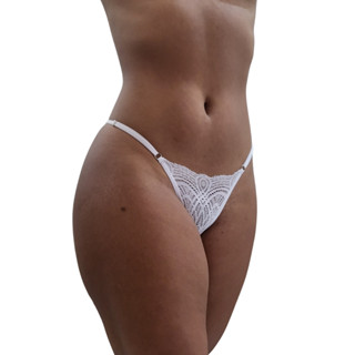 Kit 10 Calcinha Fio Dental De Renda Com Regulagem Calcinha Sexy Lingerie