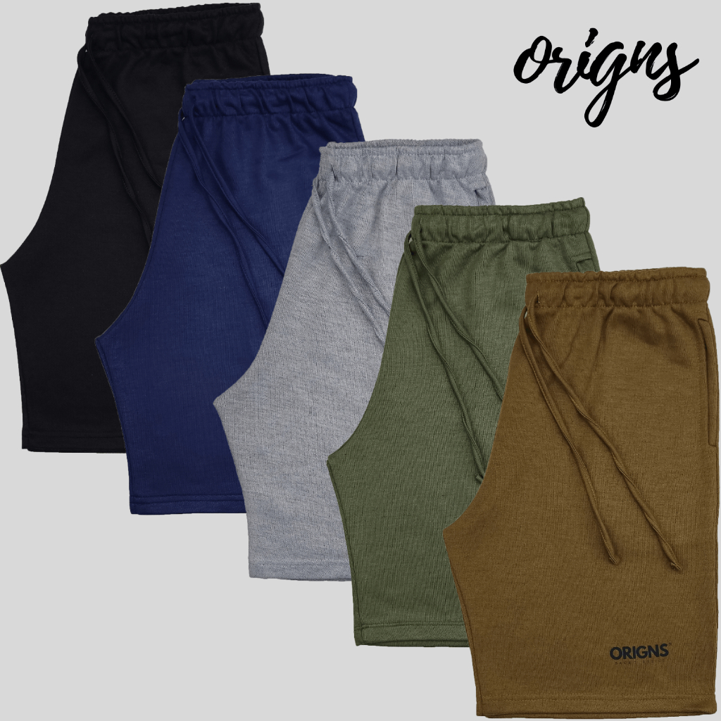 Shorts Masculino Bermuda Moletom Lisa Calção Cores Original em Oferta na Shopee