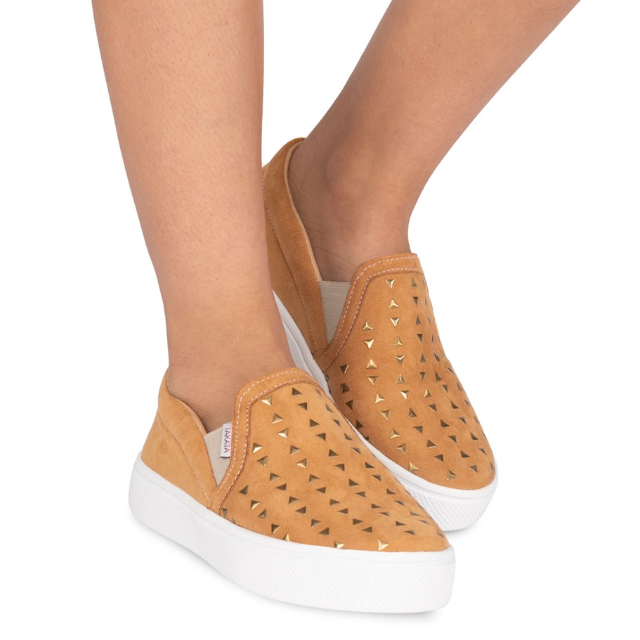 Tênis barato Feminino Casual Slip On Calce Fácil Confortável leve Preço baixo A1.25 Promoção