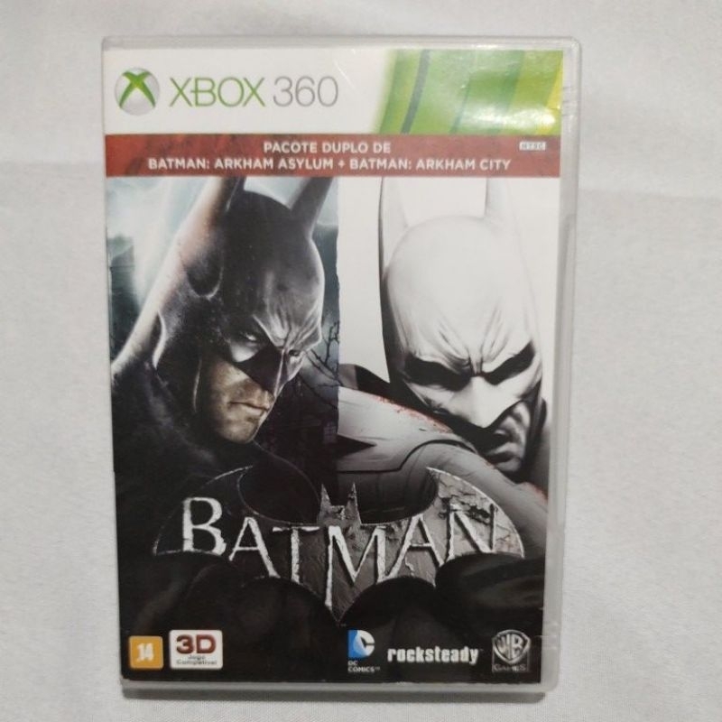 Batman Arkham asylum e Arkham city dvd USADO ORIGINAL 1