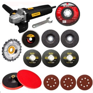Lixadeira Esmerilhadeira Angular Hammer com Acessório 110V ou 220V 710W com Chave para Trocar Disco