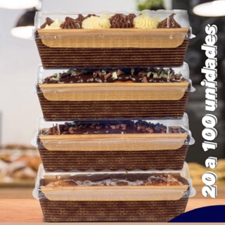 ( Chocobraz ) embalagem para bolo Forma para Bolo caseirinho Inglês Forneável com Tampa em Oferta na Shopee