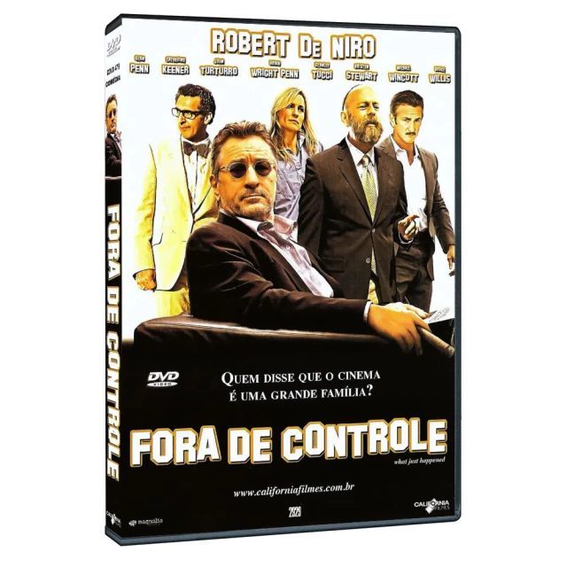 DVD Fora De Controle - ORIGINAL Califórnia Filmes - Robert De Niro Sean Penn - Comédia Novo Lacrado