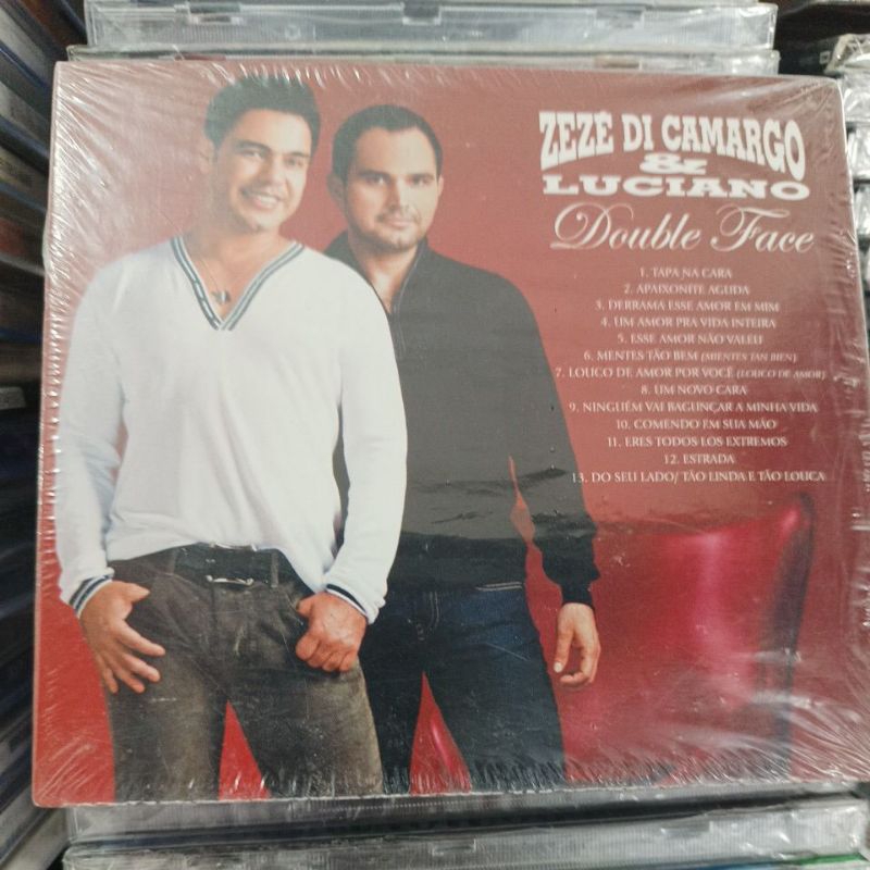 cd Zezé dia Camargo e Luciano Double Face duplo