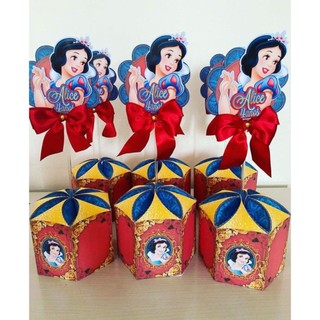 Centro de mesa branca de neve | Enfeite de mesa branca de neve | branca de neve | lembrancinha branca de nev