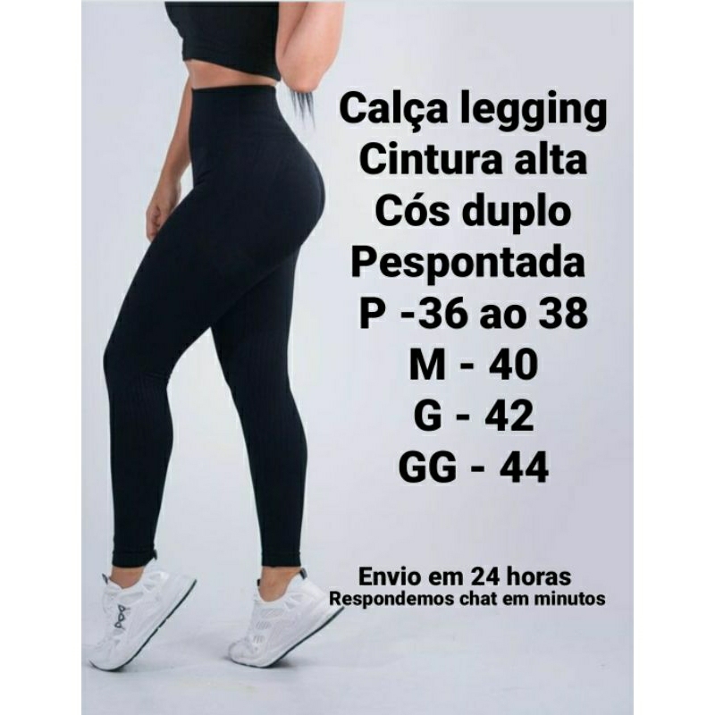 calça legging feminina cintura alta suplex para academia cós duplo reforçado e anatômico para prender barriga leg fitness  zero transparência calca de ginástica basica Lisa preta ou mescla cinza grossa confortável cos tipo cinta seca barriga