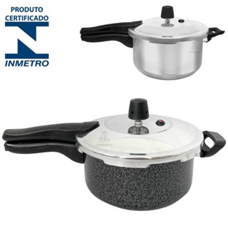 Panela De Pressão Fechamento Externo 3L Cozimento Rápido Certificada Pelo Inmetro