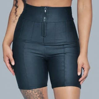 Short Lipo Feminino Power Zero Barriga Não Fica Transparente Empina Bumbum Gramatura de 400