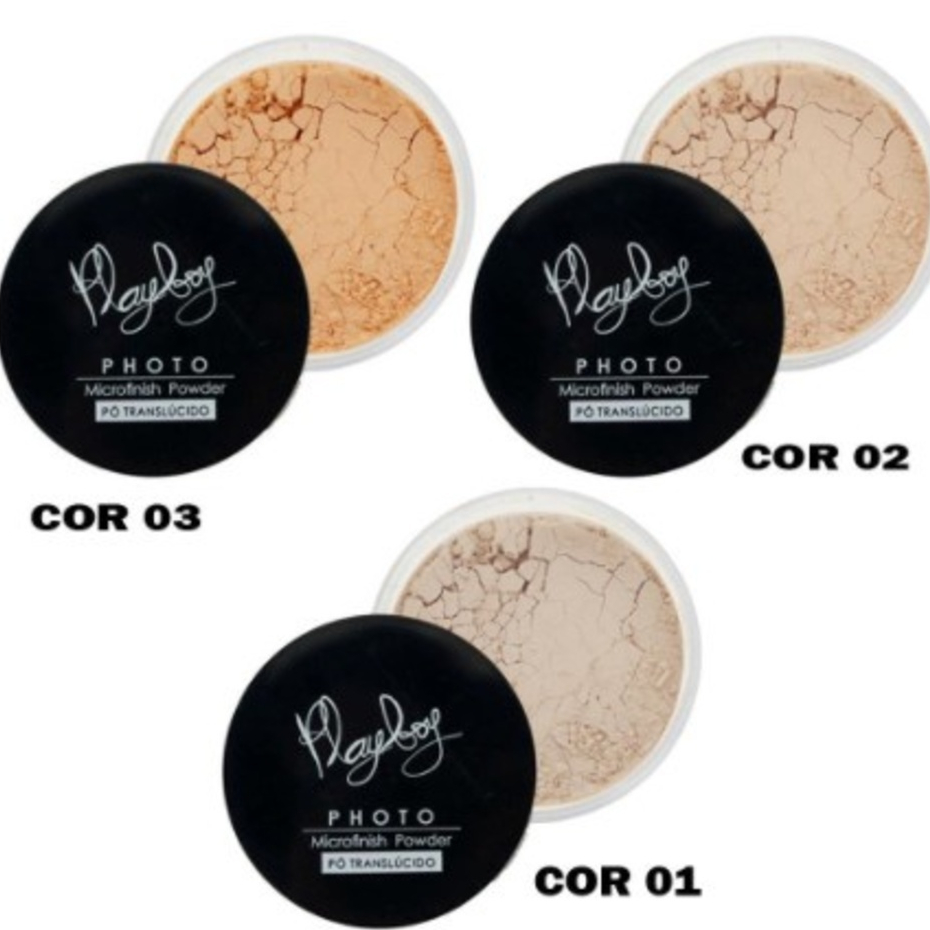pó translúcido powder zart makeup pó de banana fixador Play boy PB1033 em Oferta na Shopee