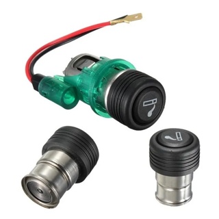 Acendedor de Cigarro Universal Carro 12V com Iluminação Verde Veicular em Oferta na Shopee