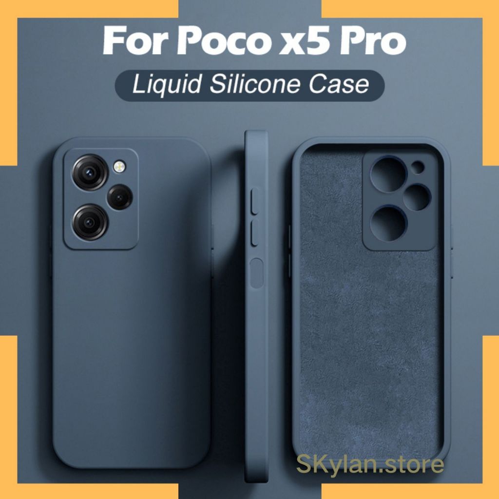 Capa case Aveludado Soft TPU Liquid Silicone Compativel Xiaomi Redmi Poco x5 x5 pro redmi 12 Mi 13  LITE ULTRA