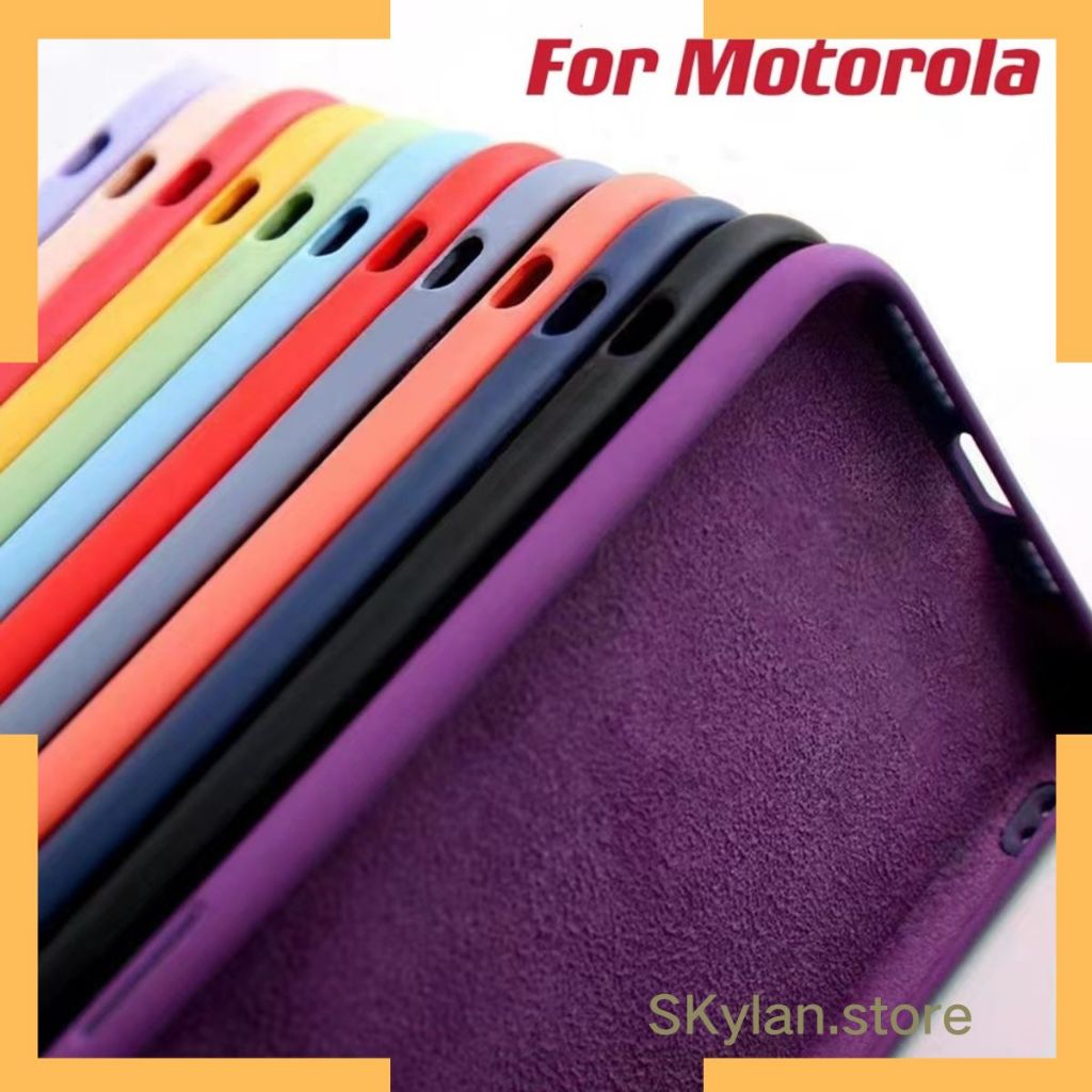 Capa case Aveludado Soft TPU Liquid Silicone compativel Motorola E13 E22 G31 G41 G51 G71