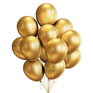 Balão Bexiga 9 polegadas Cintilante 50 Unidades Prata Dourado Festa Evento Decoração em Oferta na Shopee