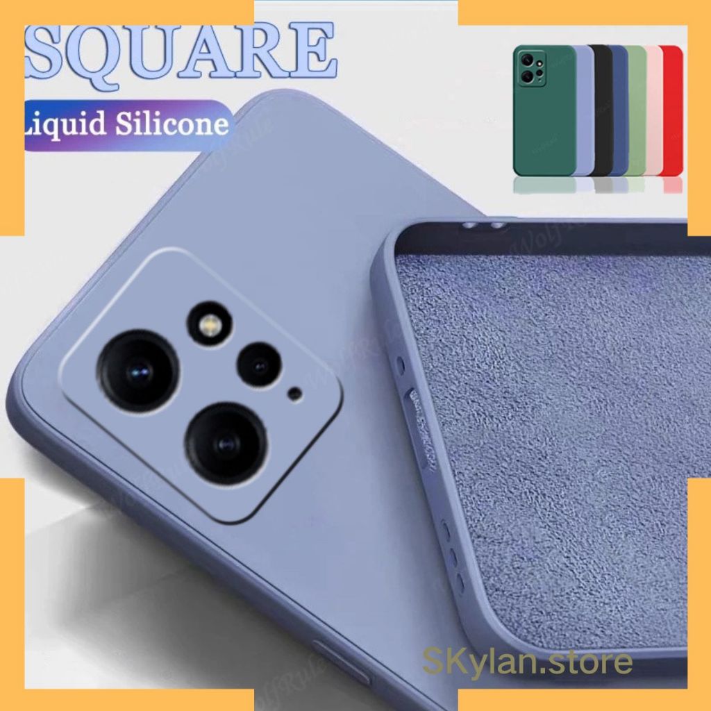 Capa case Aveludado Soft TPU Liquid Silicone Compativel para Xiaomi Redmi note 12 12S 12 PRO 12 PLUS 4G 5G em Oferta na Shopee