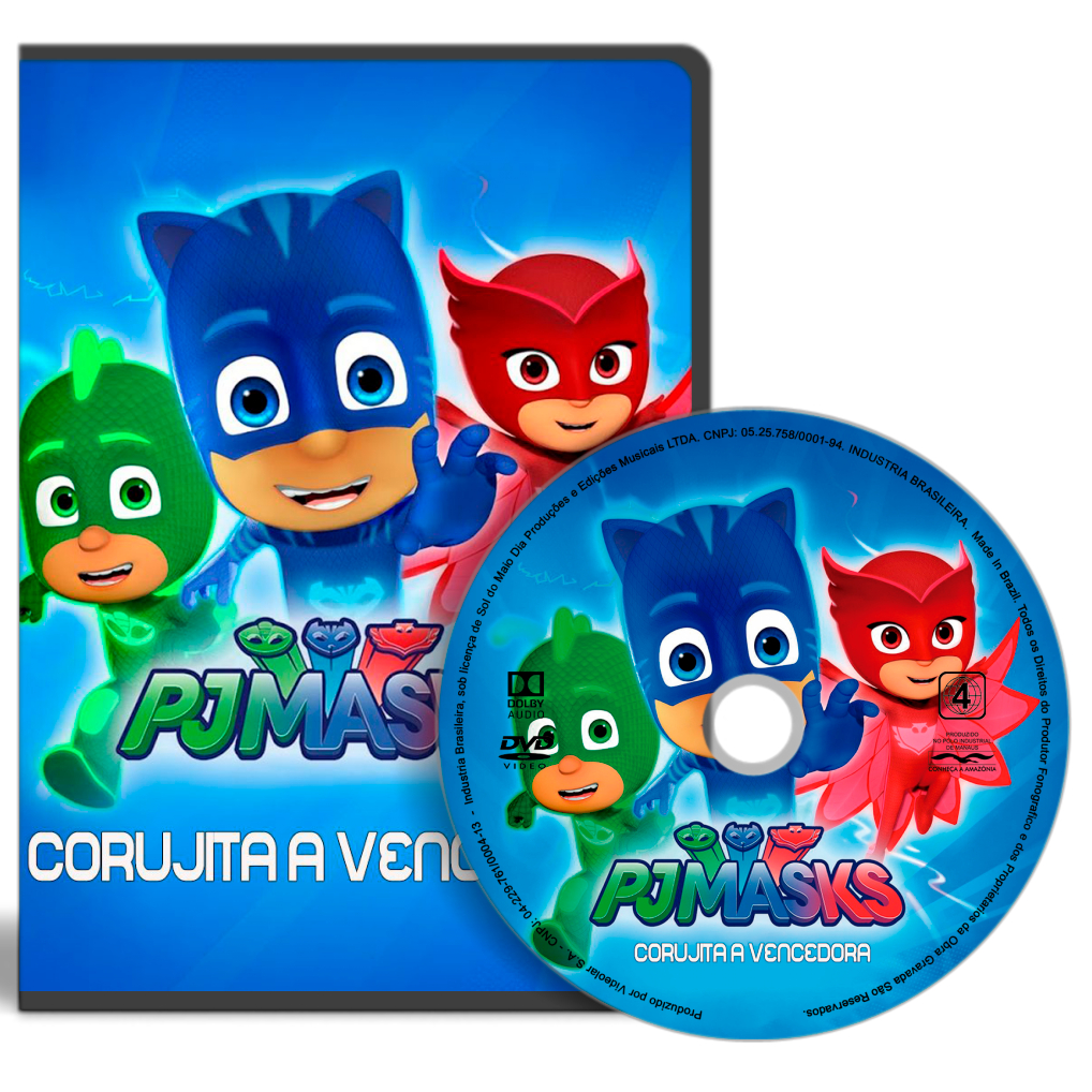 DVD - PJ Masks Corujita Vencedora