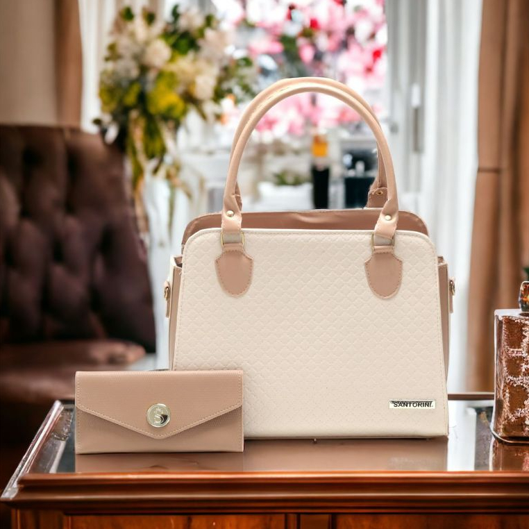 Bolsa feminina tote + carteira bordado oferta imperdível ! em Oferta na Shopee