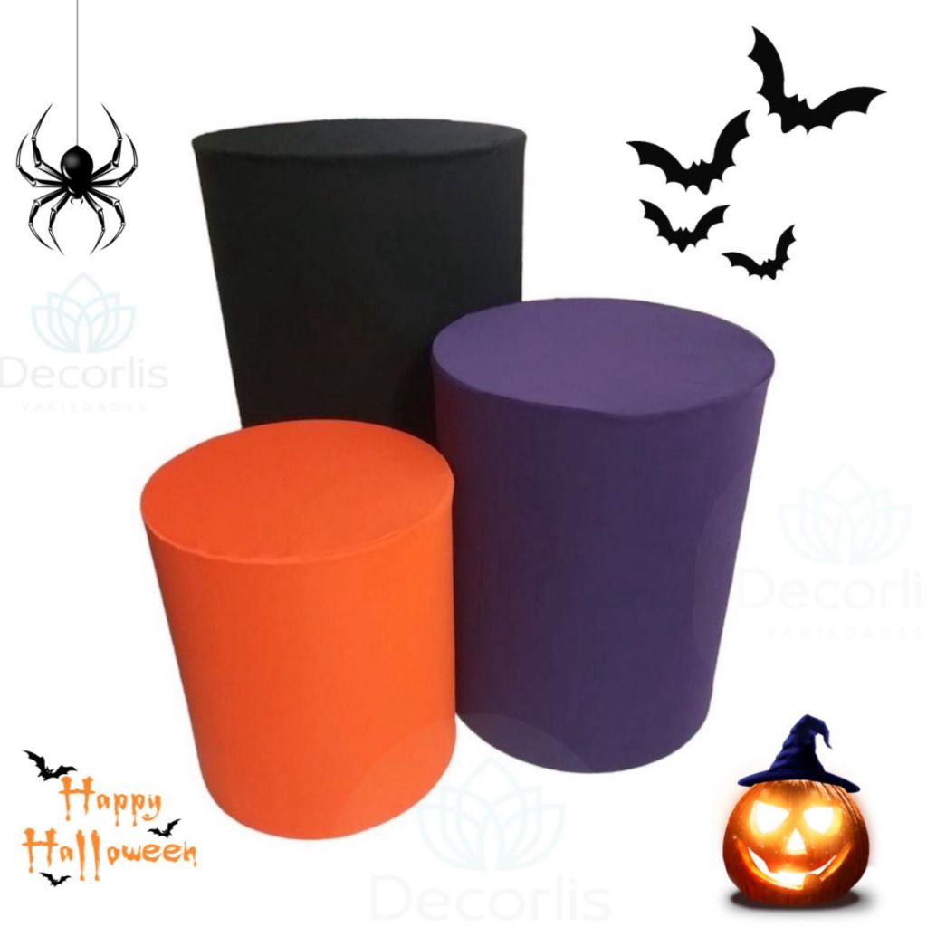 Capa para Cilindro Trio Bruxa Hallowen Decoração de Festa