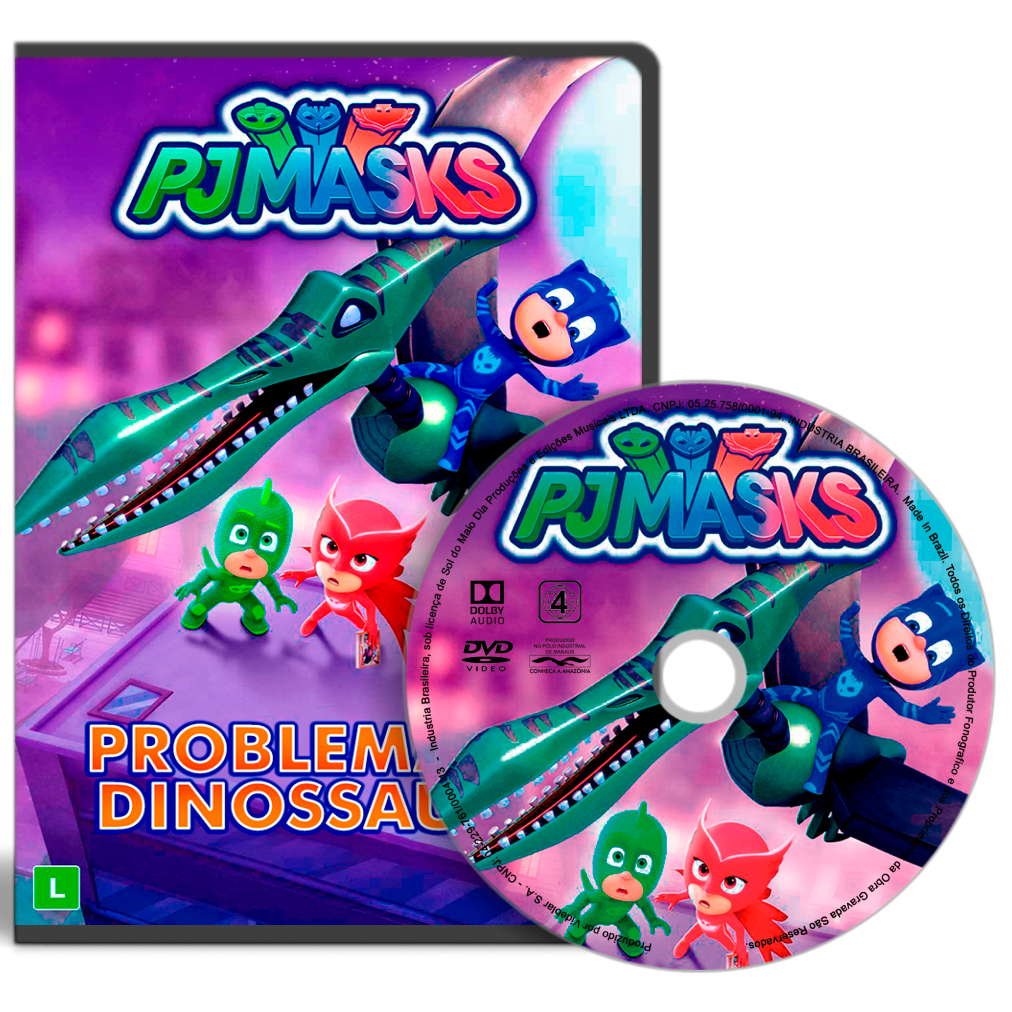 DVD - PJ Masks Problema de Dinossauro