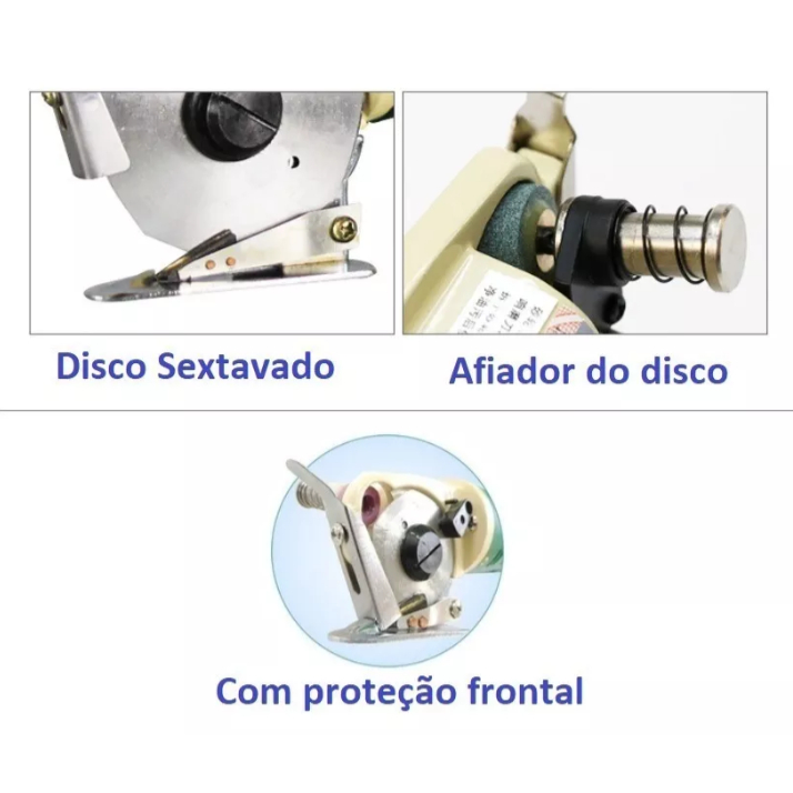 Máquina de Cortar Tecido Bananinha profissional Disco 2 Polegadas lanmax