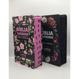 Kit 2 Bíblias  Sagrada Tamanho Grande Capa Dura Com Harpa Palavras de Jesus em Vermelho (Kit 32) em Oferta na Shopee