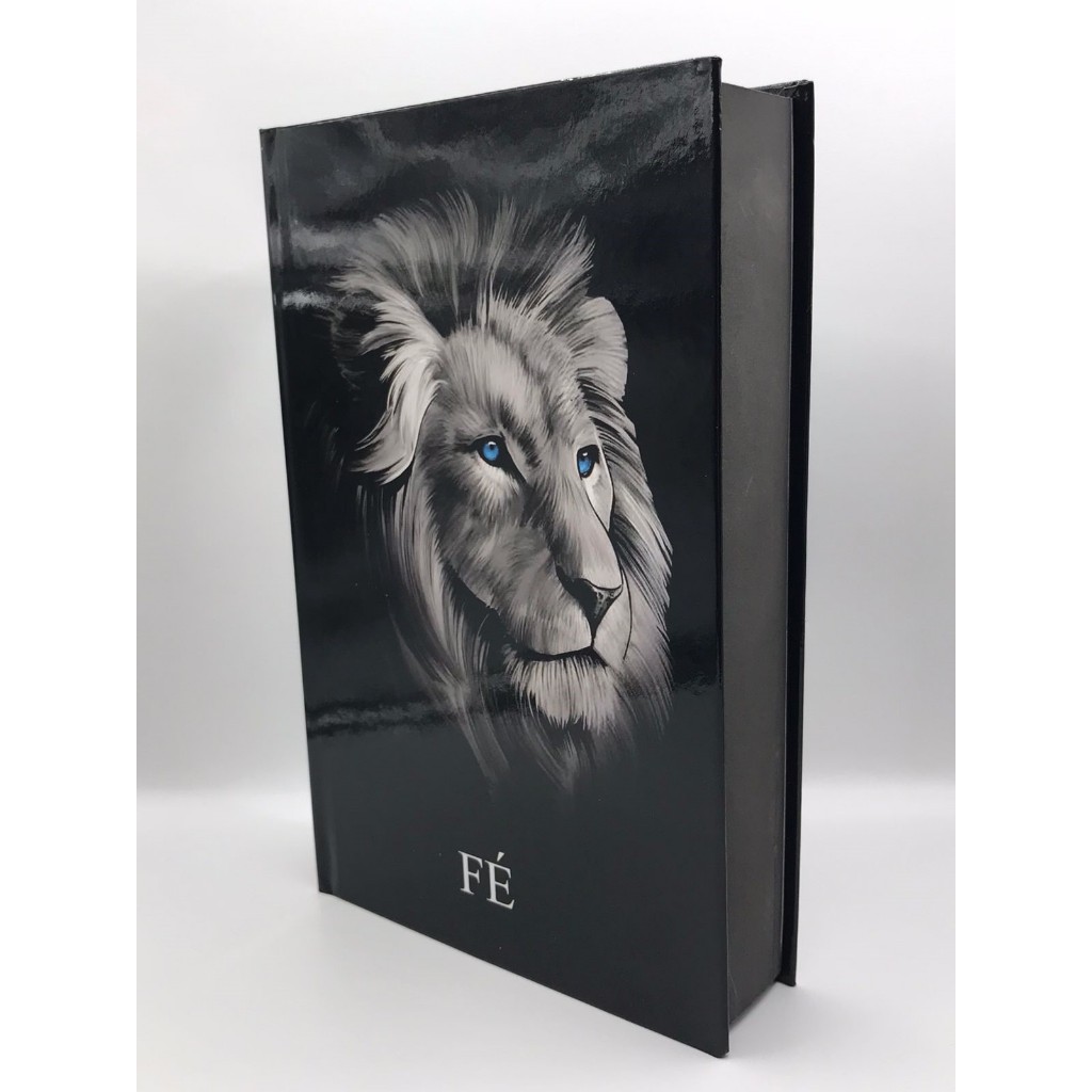 Bíblia Sagrada Tamanho Grande Com Harpa Sem índice Leão Fé em Oferta na Shopee