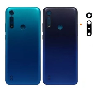 kit Tampa Traseira + Lente de vidro Compatível Moto G8 Power Lite (Xt2055)