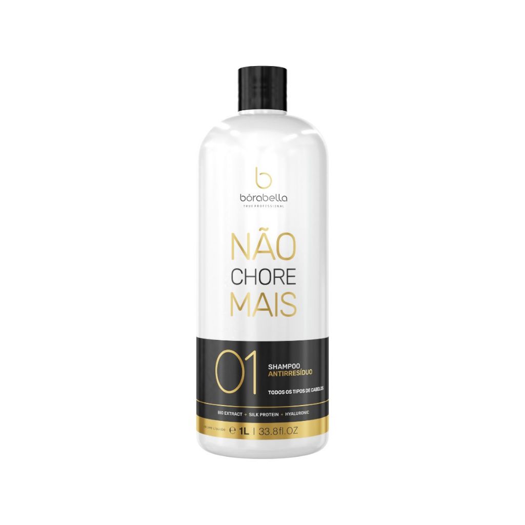 Shampoo Anti Resíduo Borabella Abre Cutículas - 1 Litro