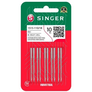 Agulha de Máquina Singer Cabo Fino 1515 - Blister 10 Un em Oferta na Shopee