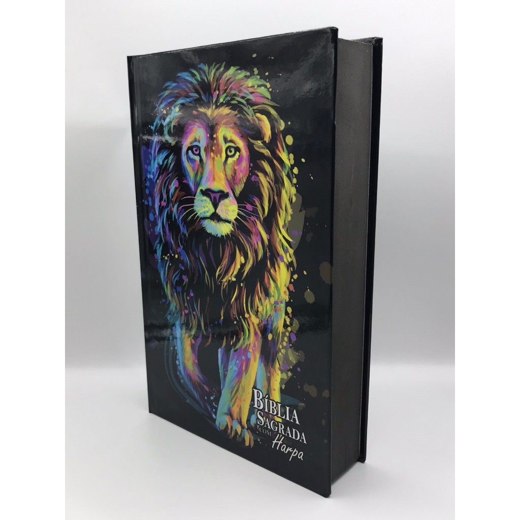 Bíblia Sagrada Tamanho Grande Com Harpa Sem índice Leão Pintura Inteiro - Books & Magazines