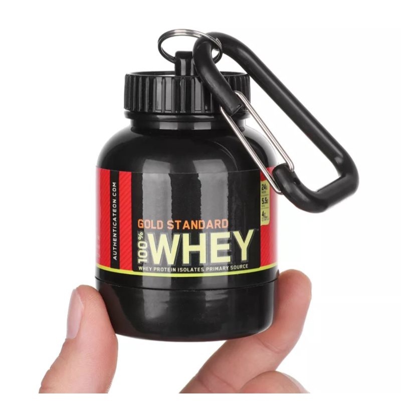 Chaveiro Porta Suplemento Funil Whey Protein Porta Suplementos Funil Chaveiro Whey Protein Pré-Treino Bcaa, Mini Whey Protein - Envio Imediato