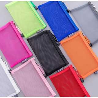 Pasta Multiuso Estojo Naylon Colorido 12x23 C/10 Necessaire em Oferta na Shopee