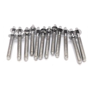 Parafuso Para Tom Surdo De Bateria Cromado Padrão Pearl C/ 8