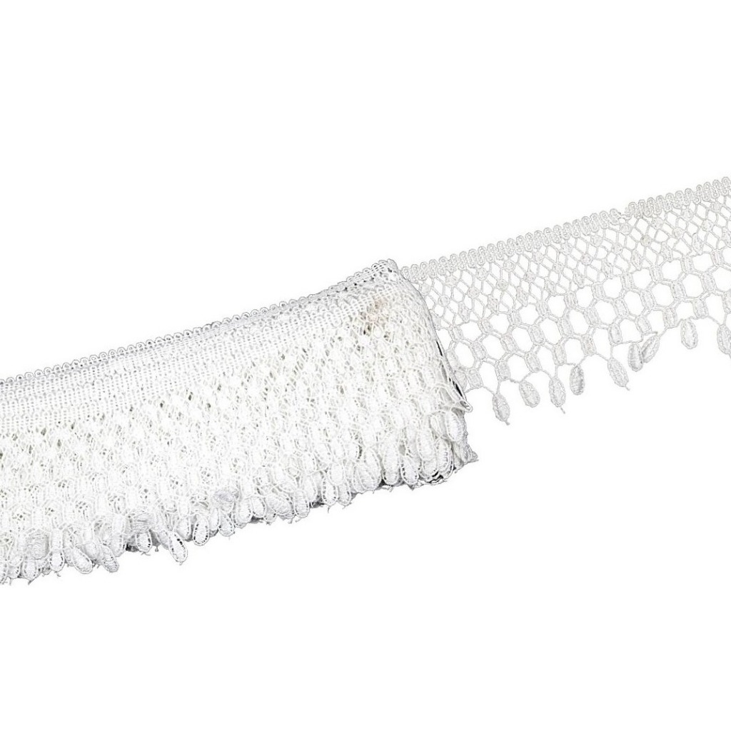 Renda Guipir CHL-561 Entremeio 8.0 Cm -  Rolo C/13.7 Metros