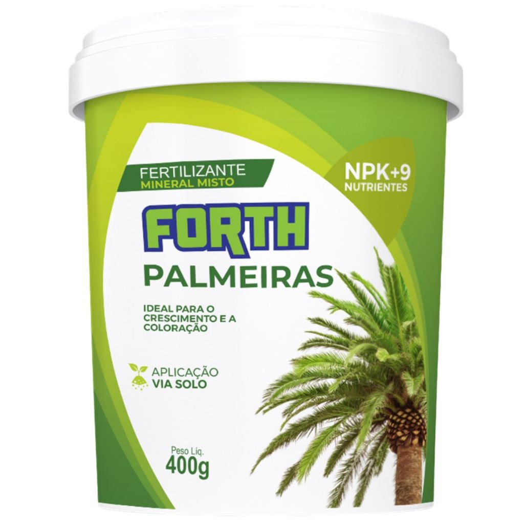 Adubo Fertilizante Farelado NPK Forth Palmeiras 400g