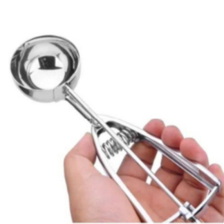 Colher Para Sorvete 23X5cm Equipamento de Cozinha Colheres para Sorvete Praticidade Casa e Decoração Cozinha