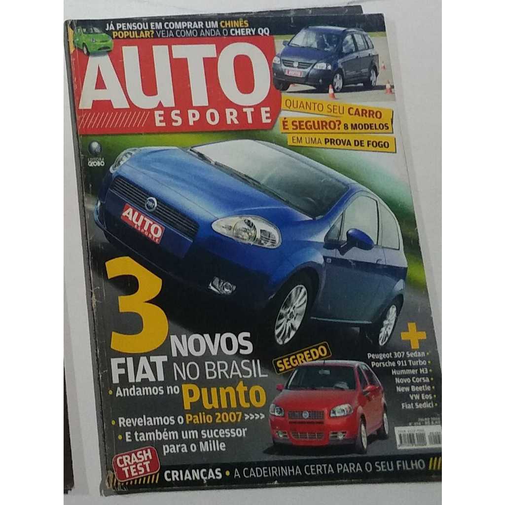 Revista Auto Esporte JULHO de 2006 Edição n° 494 – Fiat Punto