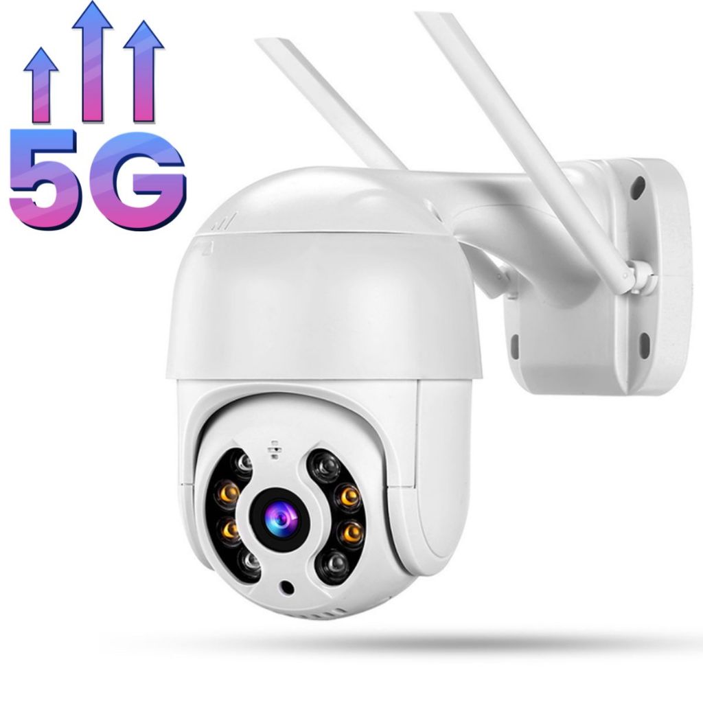 Câmera externa 5g a prova D'água Ip Wifi -5Ghz  Infravermelho Alarme sensor de movimento app yoosee