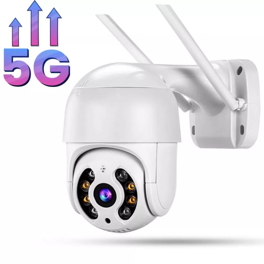 Câmera externa 5g a prova D'água Ip Wifi -5Ghz Infravermelho Alarme sensor de movimento app yoosee