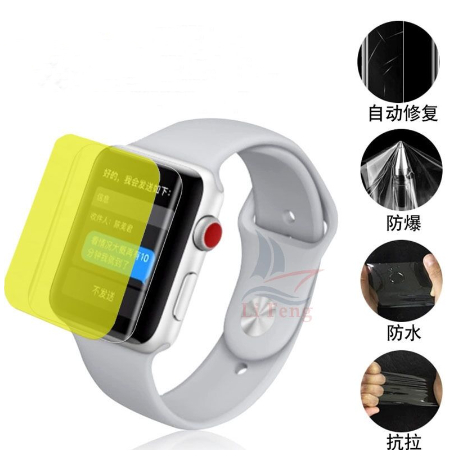 PELICULAS DE HIDROGEL PARA SMART WATCH  serie 1 a 8 apple Galaxy watch 4 e watch 6 Active 2 GTS GTR(40 42 43 44 46 47mm)