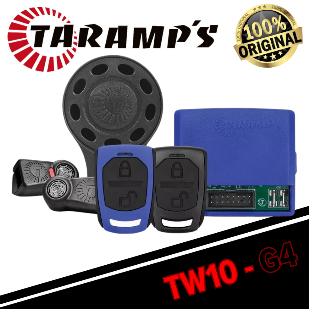 ALARME AUTOMOTIVO PARA Carro TARSAFE TW10 G5 2 CONTROLES TR5