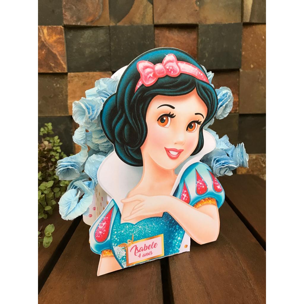 Centro de mesa Branca de neve | Branca de neve enfeite | Branca de neve decoração | Branca de neve lembrancinha