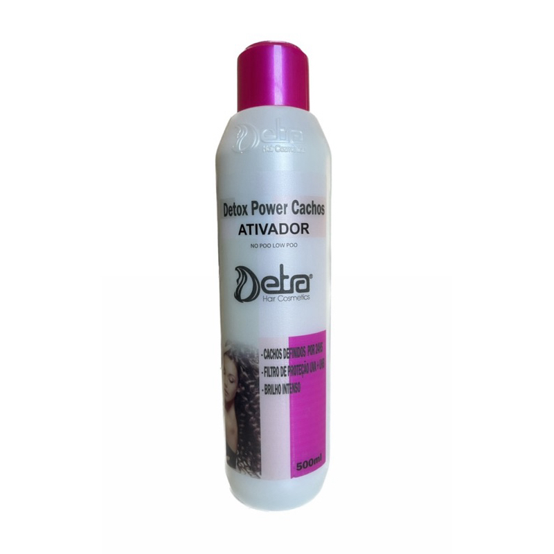 Ativador Power Cachos Detox Detra Hair Cosmetics 500ml