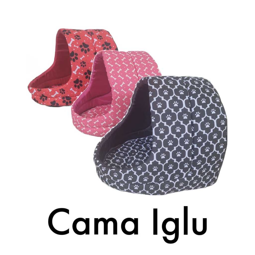 Cama Caminha para Cães Gato Pet Iglu Toca P M G Promoção