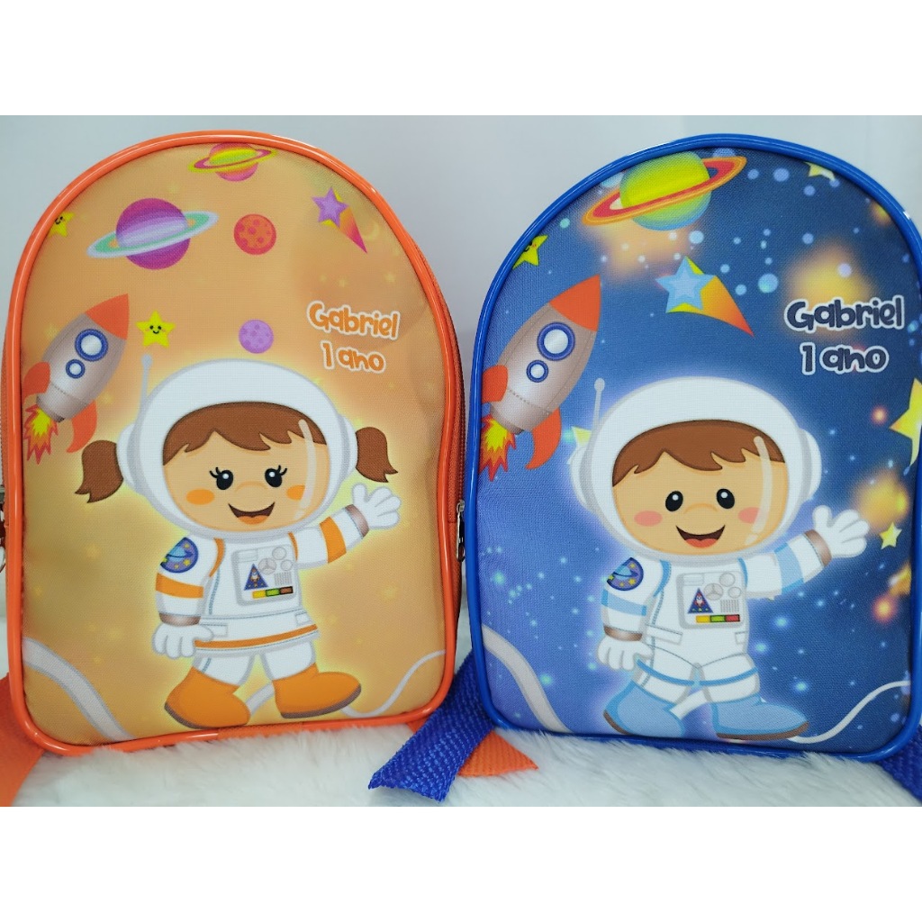 5 MOCHILAS PERSONALIZADAS, lembrancinha, bolsa , aniversario em Oferta na Shopee