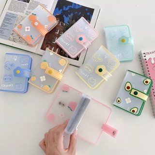 Carteira Pequeno Pvc Transparente Com 20 Porta-Cartões
