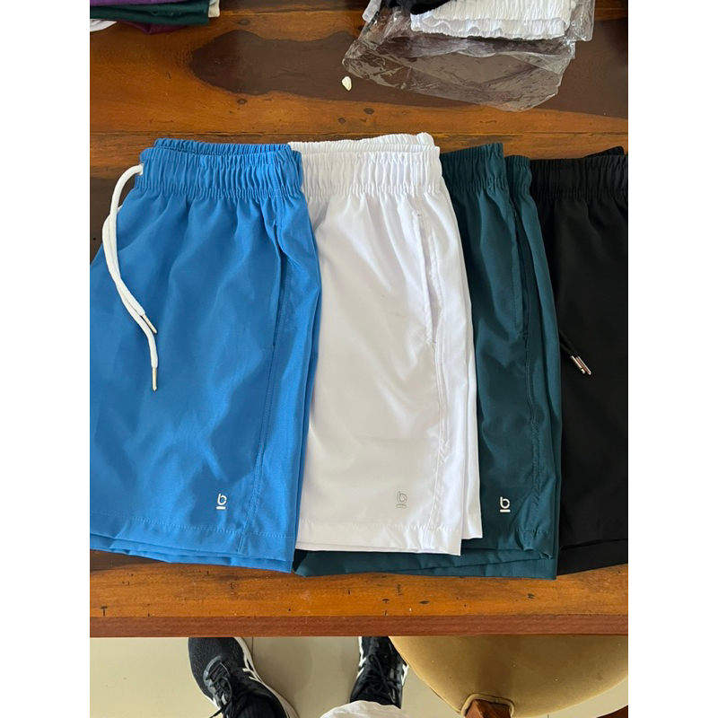 Short Elastano Liso Mauricinho Secagem Rápida Praia Corrida Treino Academia Premium