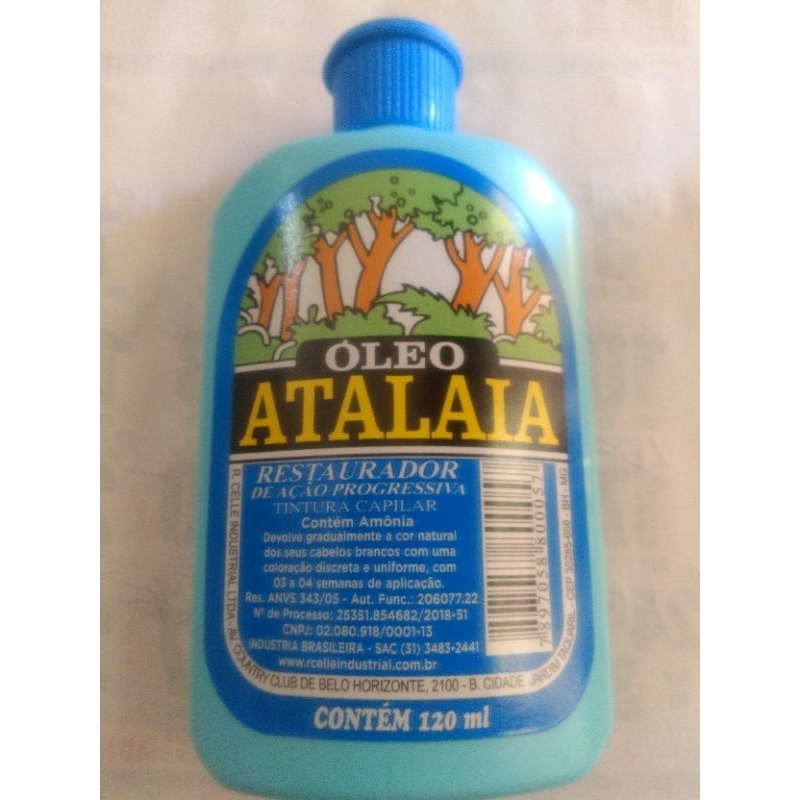 Kit 4 oleo atalaia 120 ml restaura cor natural dos cabelos §