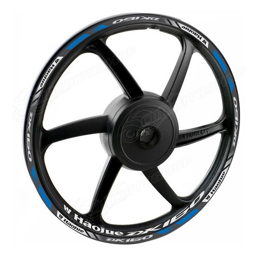 Friso + Adesivo Interno Refletivo N4 Roda Moto Haojue Dk 160
