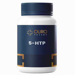 5 HTP 50mg 60 ou 120 Cápsulas Sono Anti-Ansiedade Fibromialgia